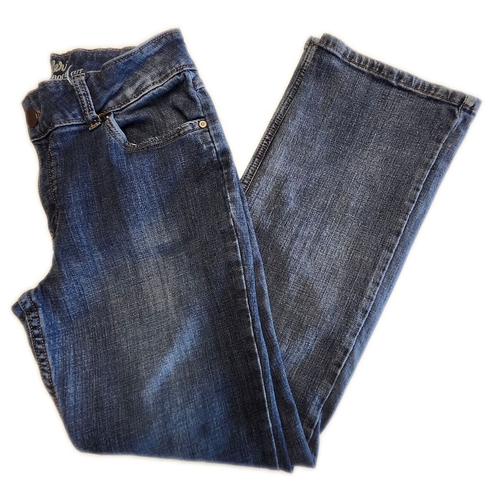 Wrangler Boot Cut Medium Blue Wash Denim Jeans, 11x32